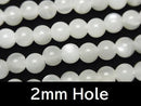 [Video] White Moonstone AA++ Round 6mm [2mm Hole] 1strand beads (approx. 15 inches/36 cm)