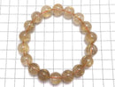 [Video][One of a kind] Rutilated Quartz AAA Round 12mm Bracelet NO.122