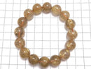 [Video][One of a kind] Rutilated Quartz AAA Round 13mm Bracelet NO.125