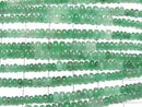 [Video] Emerald AAA- Rondelle 1strand beads (approx. 5 inches/12 cm)