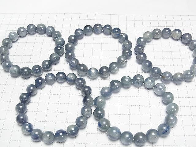 [Video] Kyanite AA++ Round 11.5mm-12.5mm Bracelet