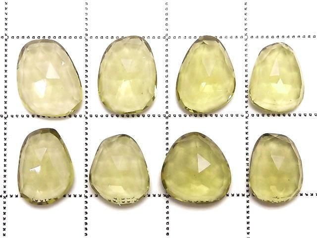 [Video][One of a kind] High Quality Lemon Quartz AAA- Loose stone Rose Cut 8pcs Set NO.4