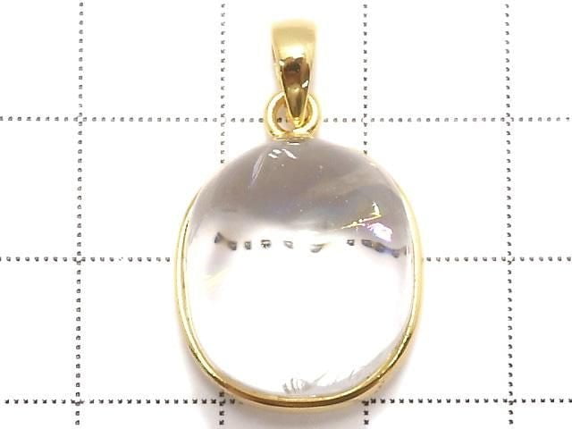[Video][One of a kind] Iris Quartz AAA- Pendant 18KGP NO.19