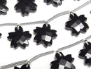 [Video] Onyx AAA Flower Shape half or 1strand (6pcs)