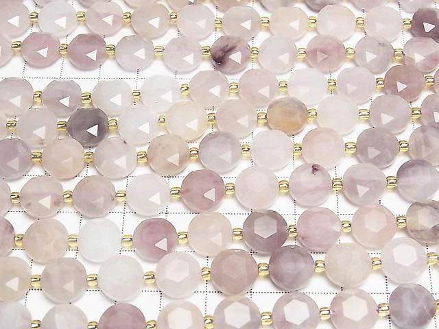 [Video] High Quality! Multicolor Quartz Hexagram Faceted Coin 10x10x5mm 1strand beads (approx. 15inch/36cm)
