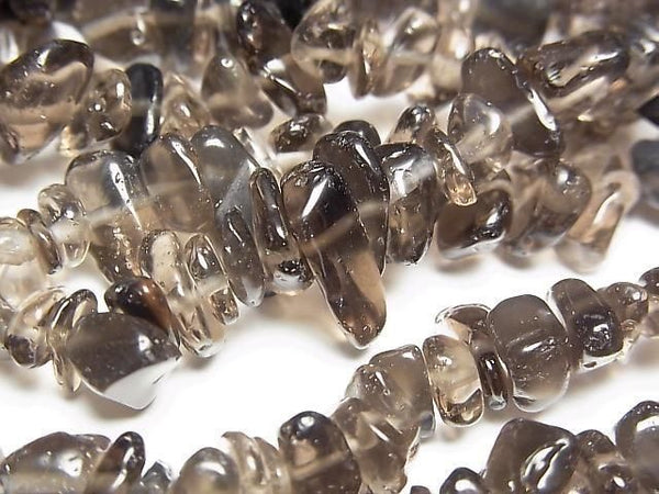 [Video] Black Ice Obsidian Chips (Small Nugget) 1strand beads (approx. 30 inches/76 cm)