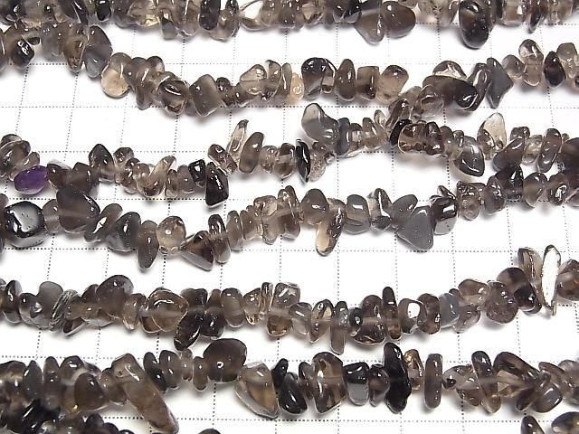 [Video] Black Ice Obsidian Chips (Small Nugget) 1strand beads (approx. 30 inches/76 cm)