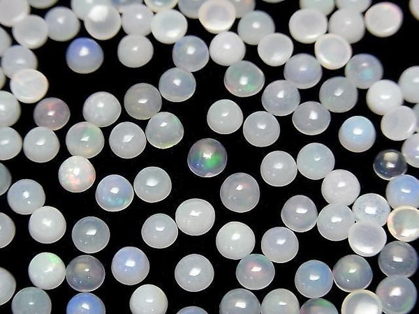 [Video] Ethiopian Opal AA+ Round Cabochon 4x4mm 20pcs