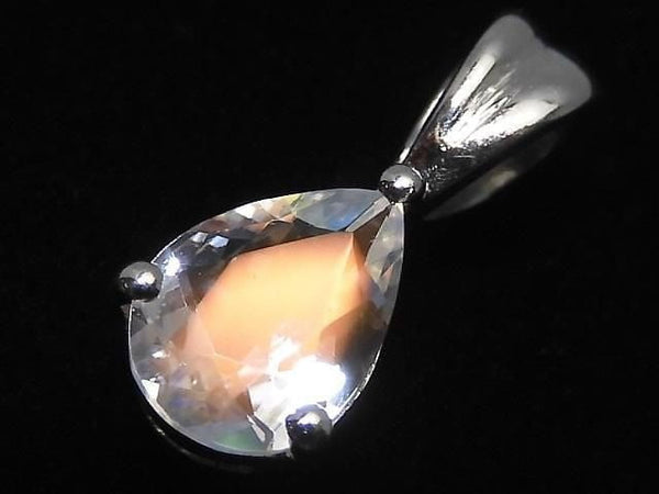 [Video][One of a kind] High Quality Andesine Labradorite Pendant Silver925 NO.106