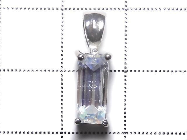 [Video][One of a kind] High Quality Andesine Labradorite Pendant Silver925 NO.109
