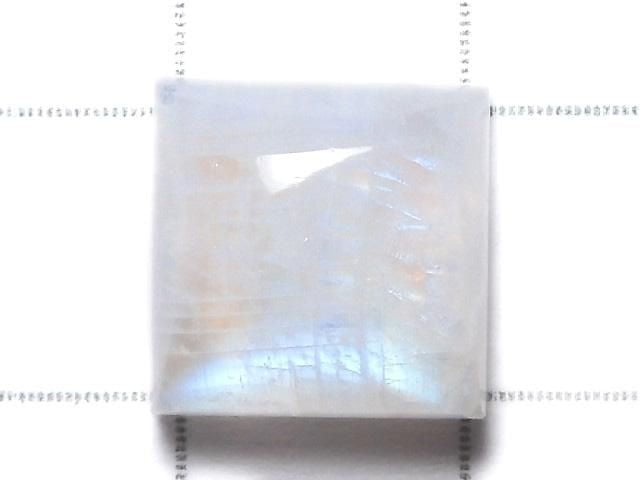[Video][One of a kind] High Quality Rainbow Moonstone AAA Cabochon 1pc NO.33