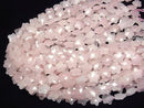 [Video]Rose Quartz Faceted Star 14x14mm half or 1strand beads (aprx.14inch/34cm)