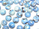 [Video] Golden Hill Turquoise Round Cabochon 6x6mm 2pcs