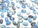 [Video] Golden Hill Turquoise Oval Cabochon 5x3mm 5pcs