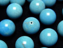 [Video] Turquoise AAA- Half Drilled Hole Round 12mm 1pc
