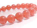[Video][One of a kind] Argentine Rhodochrosite AAAA Round 9mm Bracelet NO.203