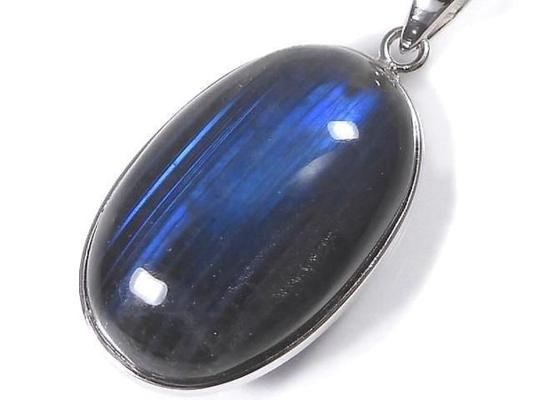 [Video][One of a kind] Blue Labradorite AAA Pendant Silver925 NO.63