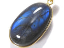 [Video][One of a kind] Blue Labradorite AAA Pendant 18KGP NO.67