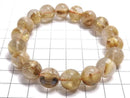 [Video][One of a kind] Rutilated Quartz AAA- Round 11mm Bracelet NO.11