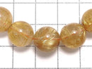 [Video][One of a kind] Rutilated Quartz AAA- Round 11mm Bracelet NO.16