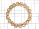 [Video][One of a kind] Rutilated Quartz AAA- Round 11.5mm Bracelet NO.17