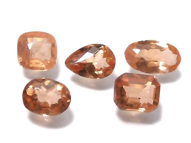 [Video][One of a kind] High Quality Triplite Loose stone Faceted 5pcs Set No.14
