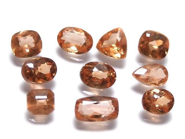 [Video][One of a kind] High Quality Triplite Loose stone Faceted 10pcs Set No. 15