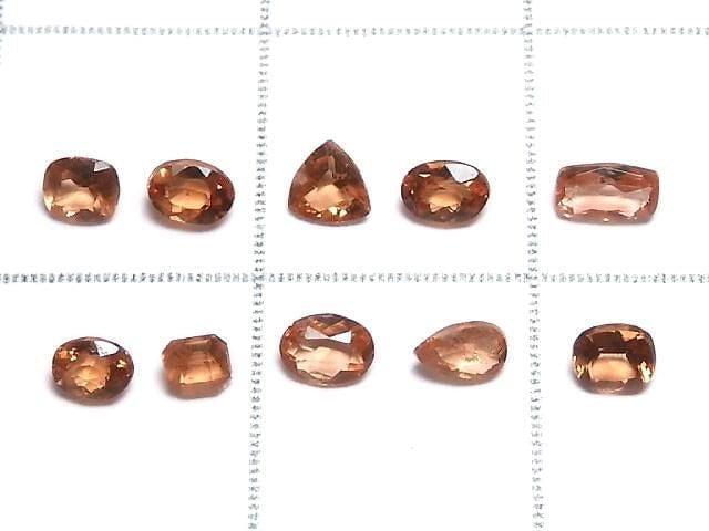 [Video][One of a kind] High Quality Triplite Loose stone Faceted 10pcs Set No. 15