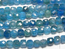 [Video] High Quality! Apatite AAA- Cube Shape 4x4x4mm half or 1strand beads (aprx.15inch/36cm)
