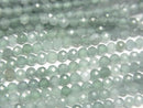 [Video] High Quality! Guatemalan Jadeite AA++ Faceted Round 2.5mm 1strand beads (approx. 15 inches/37 cm)