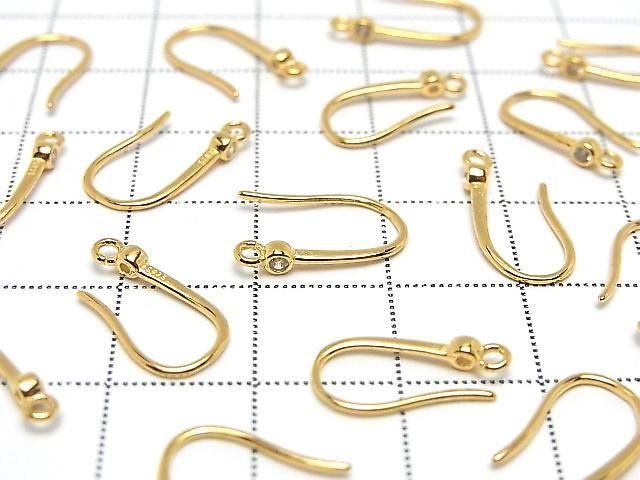 Silver925 Earwire (with CZ) 15x8mm 18KGP 1 pair (2 pieces)