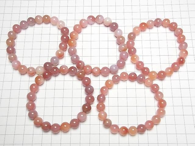 [Video] Apricot Agate Round 10mm Bracelet