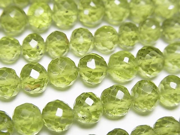 [Video] High Quality Peridot AAA- Round Cut 4.5-7mm Half or 1strand beads (aprx. 14 inches/34 cm)