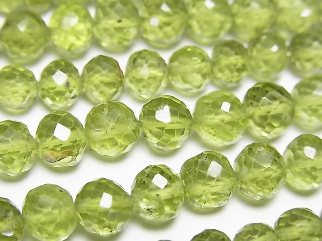 [Video] High Quality Peridot AAA- Round Cut 4.5-7mm Half or 1strand beads (aprx. 14 inches/34 cm)