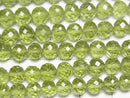 [Video] High Quality Peridot AAA- Round Cut 4.5-7mm Half or 1strand beads (aprx. 14 inches/34 cm)