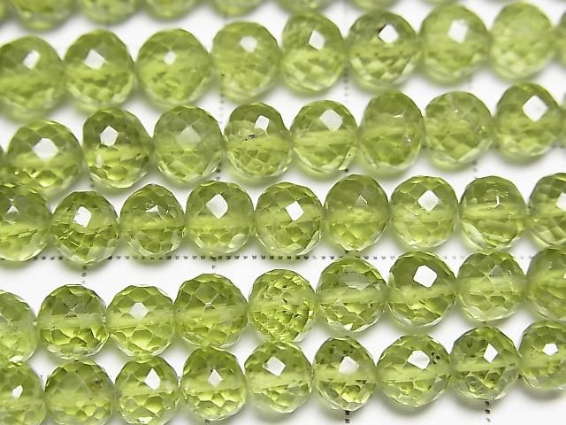 [Video] High Quality Peridot AAA- Round Cut 4.5-7mm Half or 1strand beads (aprx. 14 inches/34 cm)