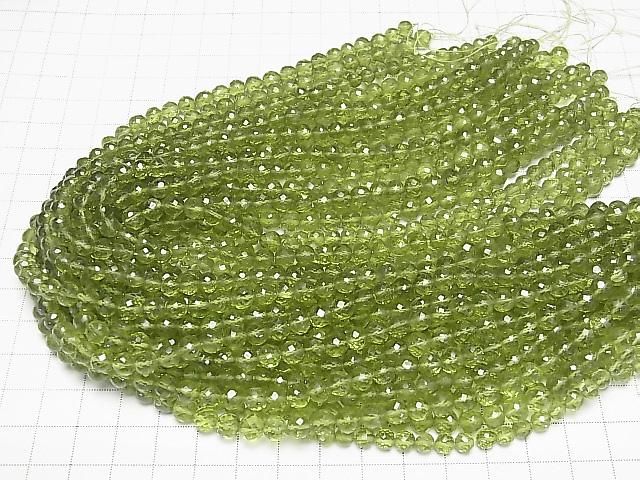 [Video] High Quality Peridot AAA- Round Cut 4.5-7mm Half or 1strand beads (aprx. 14 inches/34 cm)