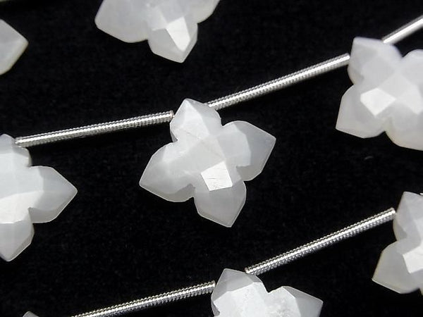 [Video] High Quality White Moonstone AA++ Faceted Square 15x15mm 1 Strand (5pcs)
