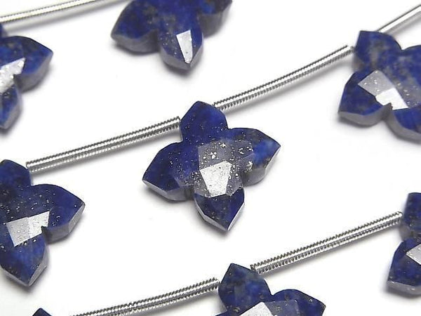 [Video] Lapislazuli AA++ Deformed Faceted Square 15x15mm 1strand beads (5pcs)