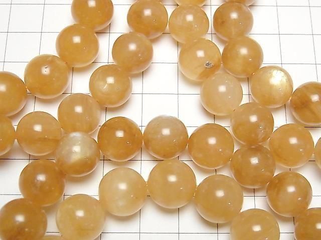 [Video] Plagioclase Moonstone AA+ Round 12mm Bracelet