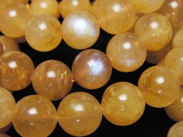 [Video] Plagioclase Moonstone AA+ Round 11mm Bracelet