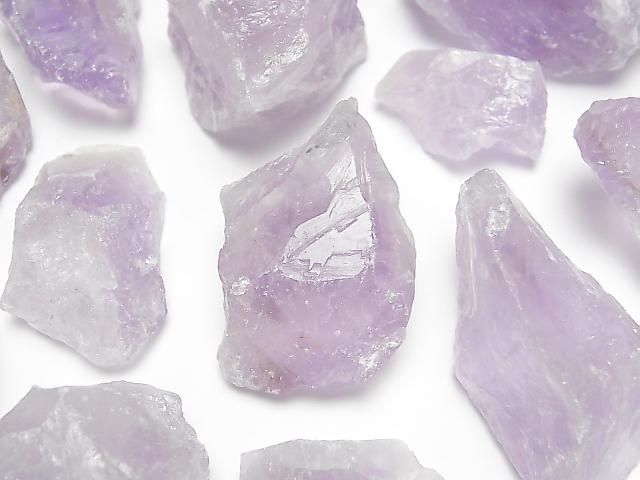 Lavender Amethyst Undrilled Rough Rock 300g