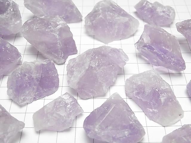 Lavender Amethyst Undrilled Rough Rock 300g
