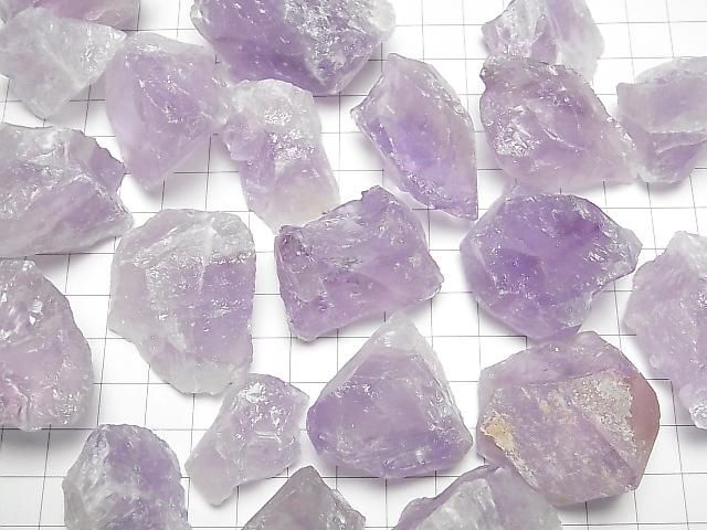 Lavender Amethyst Undrilled Rough Rock 300g