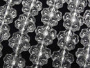 [Video] Crystal (Smelted Quartz) AAA Flower 13x13mm 1strand beads (approx. 15 inches/36 cm)