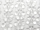 [Video] Crystal (Smelted Quartz) AAA Flower 13x13mm 1strand beads (approx. 15 inches/36 cm)