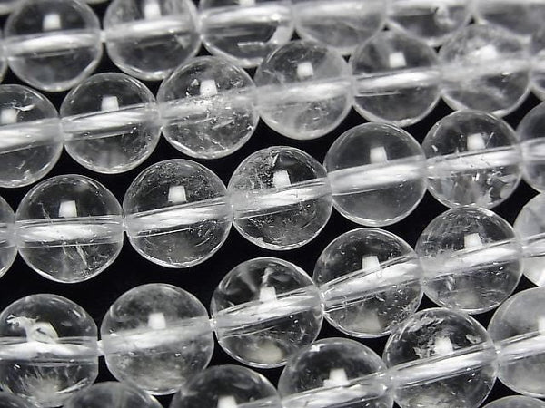 [Video] Crystal Quartz AA++ Round 8.5mm 1strand beads (aprx. 14 inches/35 cm)