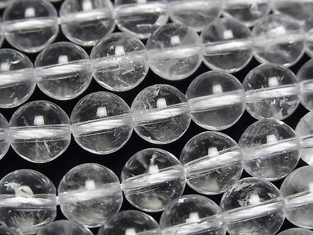 [Video] Crystal Quartz AA++ Round 8.5mm 1strand beads (aprx. 14 inches/35 cm)