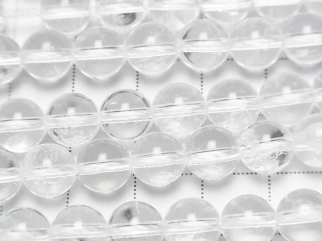 [Video] Crystal Quartz AA++ Round 8.5mm 1strand beads (aprx. 14 inches/35 cm)