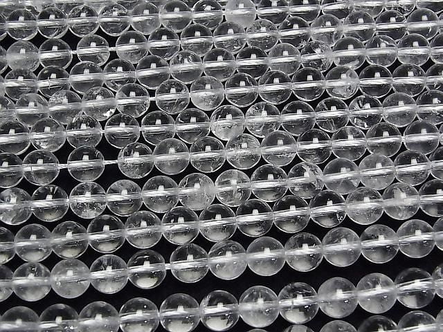 [Video] Crystal Quartz AA++ Round 8.5mm 1strand beads (aprx. 14 inches/35 cm)